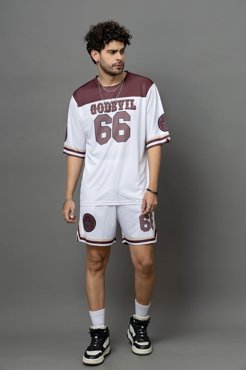 Go Devil 66 Printed Co-Ord Set For Men - Image 1